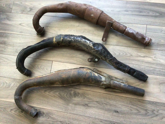 Honda CR125 CR175 CR250 Underslung Early Modified Exhaust Mufflers in Motorcycle Parts & Accessories in Ontario