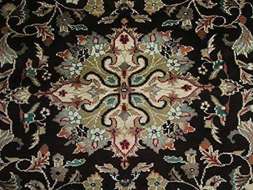 Excellent Hot Brownie Choco Medallion Rectangle Area Rug Wool Silk Hand Knotted Carpet (6 X 4)' in Rugs, Carpets & Runners - Image 2