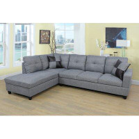 Latitude Run® Irfan 103.5" Wide Left Hand Facing Sofa & Chaise