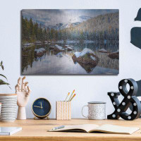 Millwood Pines ''Black Pool Storm - Yellowstone National Park'' By Darren White, Metal Wall Art