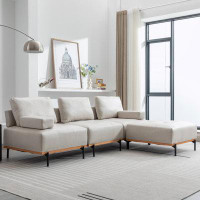 George Oliver Perillo 4 - Piece Upholstered Sectional