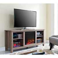 Darby Home Co Kneeland TV Stand for TVs up to 65" with Electric Fireplace Included