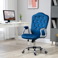 Office Chair 24" x 26" x 44.9" Blue