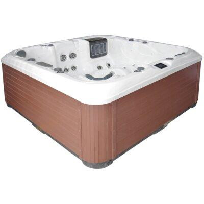 Luxuria Spas 6 - Person 93 - Jet Acrylic Square Standard Hot Tub with Ozonator in Hot Tubs & Pools