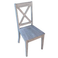 August Grove Tannehill Pine Wood Upholstered Dining Chair