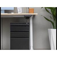 Think Urban 3 Drawer File Cabinet for Legal or Letter Files,Used for Office and Home
