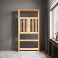 RARLON Solid wood ash wood bookcase simple shelving shelves