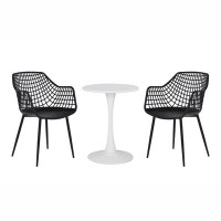 PatioFlare Balcony Collection GRS Recycled Plastic Kana Bistro Set