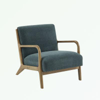 George Oliver Accent ArmChair with solid wood frame