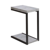Alma Beck Accent Table Cement and Black