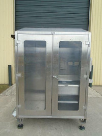Strong hold stainless steal storage cabinet