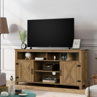 Sand & Stable™ Meganisi TV Stand with 2 Cabinets for TVs up to 65"