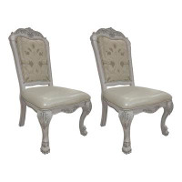 Rosdorf Park Ishaque Upholstered Parsons Chair in Beige