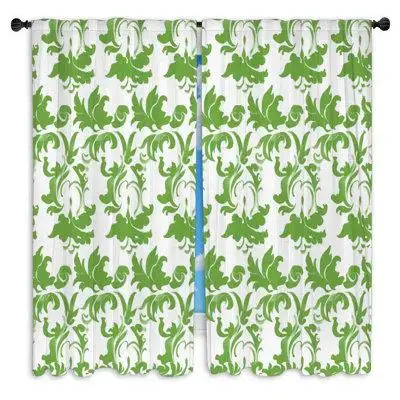 Upgrade your home decor with these Baroque Elements window curtains printed in the USA! Great for yo...
