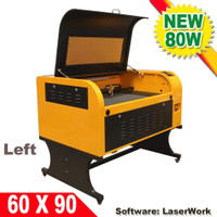 .Laser Engraver Cutter 6090 CO2 Laser Engraving Cutting Machine 80W Laser Tube 130154
