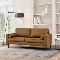Latitude Run® 79" Upholstered Sofa Couch with Pillows for Living Room