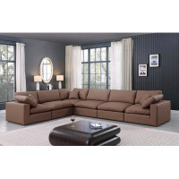 Meridian Furniture USA 6 - Piece Vegan Leather Sectional