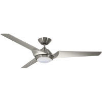 Luminance Brands 60" 3 - Blade LED Propeller Ceiling Fan with Wall Control and Light Kit Included