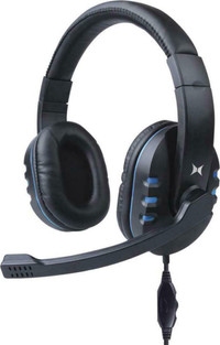 XTREME TECH® STEREO HEADSET WITH 6 FOOT CORD AND ADJUSTABLE BOOM MIC -- Only $14.95!