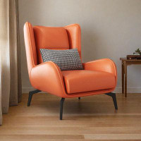 Orren Ellis Simple single chair designer casual recliner Tiger chair
