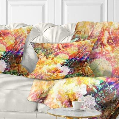 East Urban Home Floral Bokeh Flowers Seamless Lumbar Pillow in Home Décor & Accents