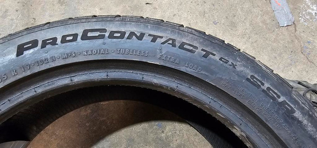 245/45/19 1 pneu été continental runflat bonne état 190$ installer in Tires & Rims in Greater Montréal - Image 3
