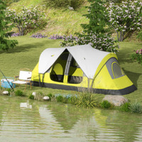 Camping Tent 177.2" L x 84.6" W x 70.9" H Green