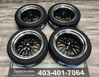 18x8.0 Deep Dish Wheels 5x114.3 & All Season Tires 235/40R18 - HONDA CIVIC