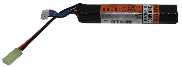 11.1 Volt 1200 Mah Lipo Rechargeable Airsoft Battery in General Electronics