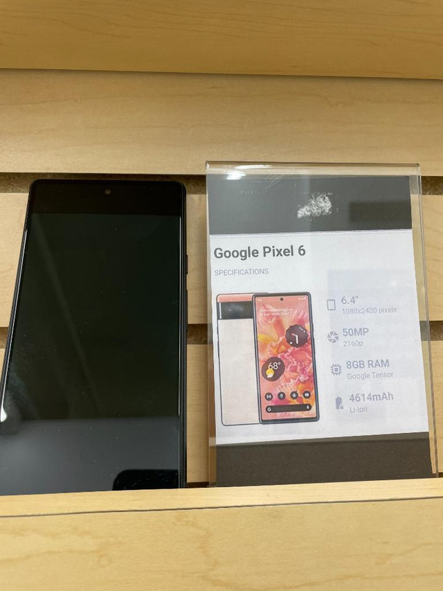 UNLOCKED Google Pixel 6 5G With New Charger 1 YEAR Warranty!!! Spring SALE!!! in Cell Phones