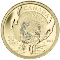 2012 50¢ FINE GOLD 150TH ANNIVERSARY OF THE CARIBOO GOLD RUSH