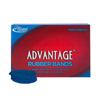 Alliance Rubber 54335 Advantage Rubber Bands Size #32, 1 lb Box Contains Approx. 675 Bands (3.5 x 1/8, Blue)