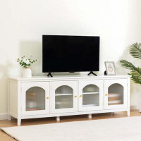 Ivy Bronx 71-Inchstylishtvcabinet Entertainment Centertv Stand,Tvconsoletable, Media Console,Solidwood Frame,Changhong G