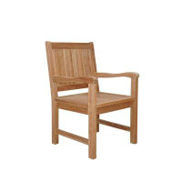 Arlmont & Co. Bulwell Teak Patio Dining Chair