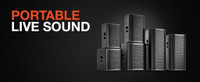 New JBL Pro Audio Speakers, Line Arrays &amp; Subwoofers. Available at Iasity Sound Lethbridge - 403-380-2847