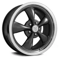 17MUSTANG VOXX BULLET rims  Gunmemtal with machined lip