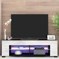 Wrought Studio Tv Stand With Led Lights