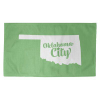 East Urban Home Oklahoma City Oklahoma Green Area Rug