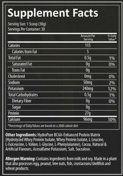 NUTRABOLICS Hydropure (2Lbs, 30 Servings) Hydrolyzed WHEY PROTEINES 93% PURE in Health & Special Needs in Greater Montréal - Image 2