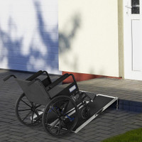 Wheelchair Ramp 48" x 28.3" Silver