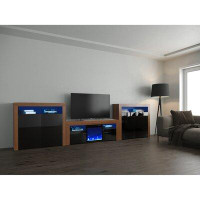 Wrought Studio Rimsha Entertainment Centre for TVs up to 65" with Fireplace Included