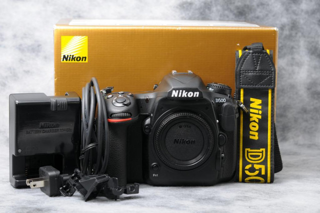 Nikon D500 Body + Battery, Charger, Camera Strap &amp; USB (ID:C-544) in Cameras & Camcorders