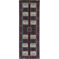 Bokara Rug Co., Inc. Hand-Knotted High-Quality Red and Ivory Runner