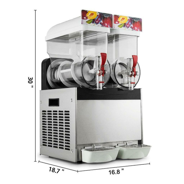 30L Commercial Frozen Drink Slush Slushy Making Machine Smoothie Ice Maker 2x15L * BRAND NEW - FREE SHIPPING in Other Business & Industrial - Image 3