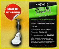 Pioneer Eclipse Electric Burnisher - PRICED RIGHT!