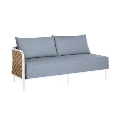 Summer Classics Havana 57" Wide Outdoor Loveseat with Cushions