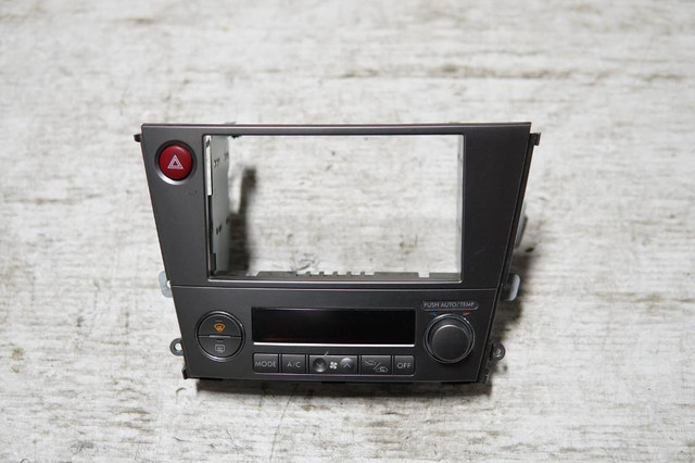 JDM Subaru Legacy Outback Climate Control Dual Double Din Bezel Hazard 2005-2009 in Other Parts & Accessories - Image 3