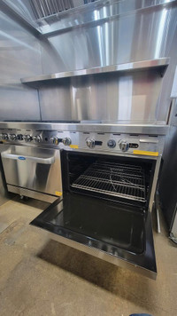 5FT Double Stove -6 hot plates 2 griddle 2  Oven Gas Range - RENT to OWN $80 per week / 1 year rental