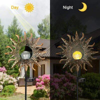 LINKPAL Gold Solar Powered Integrated LED Pathway Light