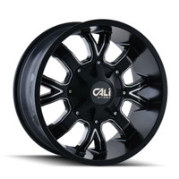 20x9 Cali Offroad 9104 Dirty Satin Black And Milled